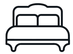 1 Cama matrimonial Queen